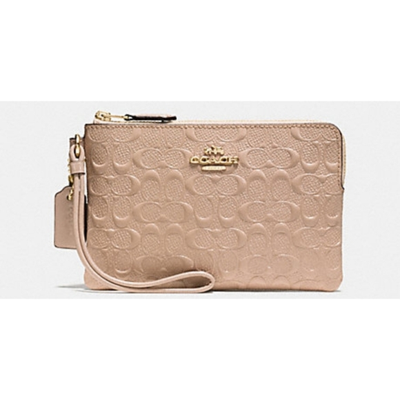 Coach Handbags - Coach  Leather Wristlet * Shiny Patent